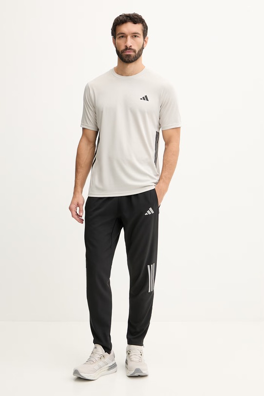 adidas Performance t-shirt treningowy KD0705 beżowy SS26