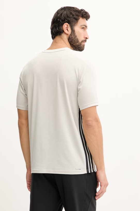 Odzież adidas Performance t-shirt treningowy KD0705 beżowy