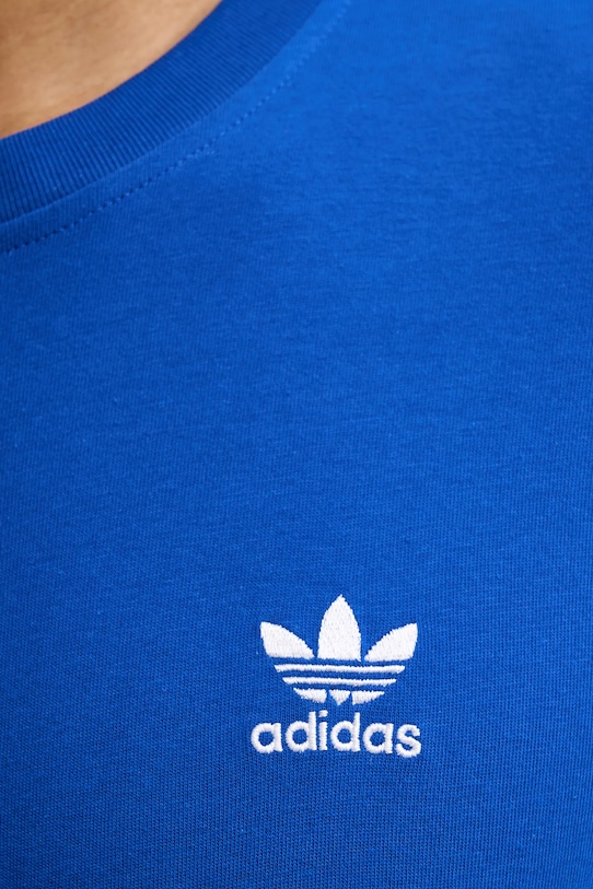 adidas Originals t-shirt bawełniany Trefoil KD1316 niebieski
