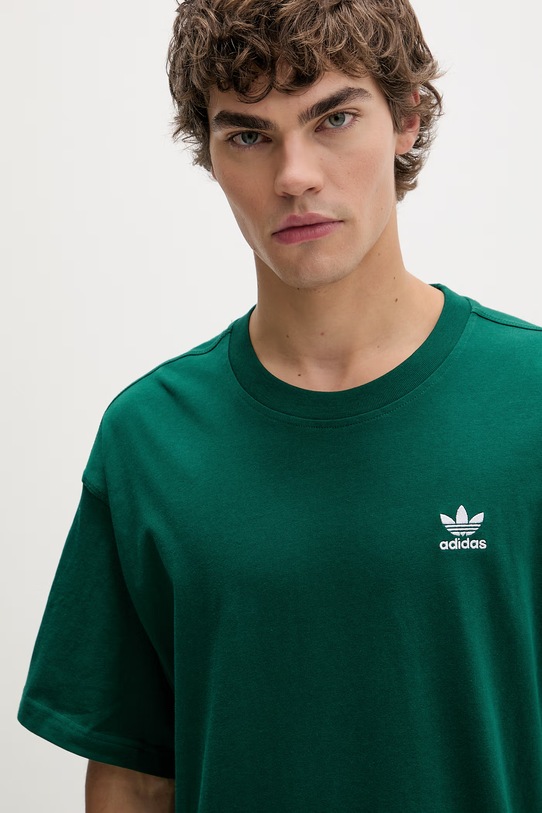 adidas Originals t-shirt bawełniany zielony KD1320