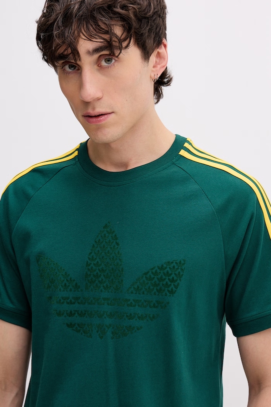 adidas Originals t-shirt męski bawełniany zielony KD1359