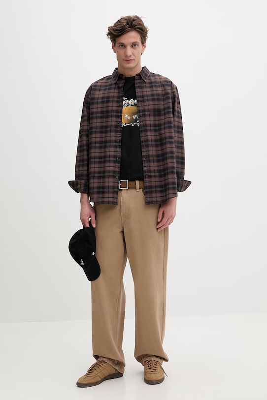 Βαμβακερό μπλουζάκι adidas Popcorn KD3928 μαύρο SS26