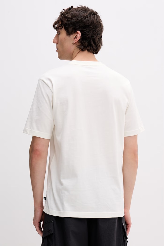 Odzież adidas t-shirt męski bawełniany Cookie KD3931 beżowy