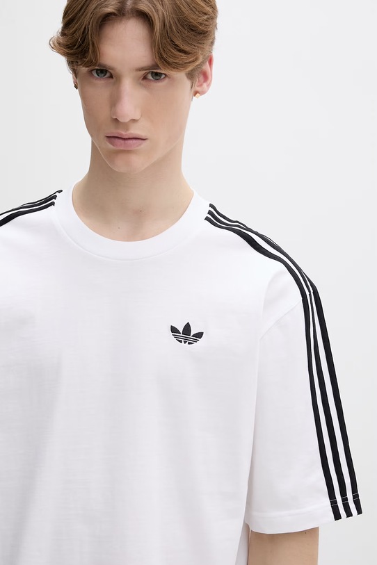 adidas Originals t-shirt bawełniany biały KD4096