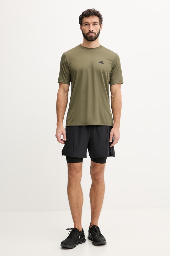 adidas Performance t-shirt treningowy KD5461 zielony SS26