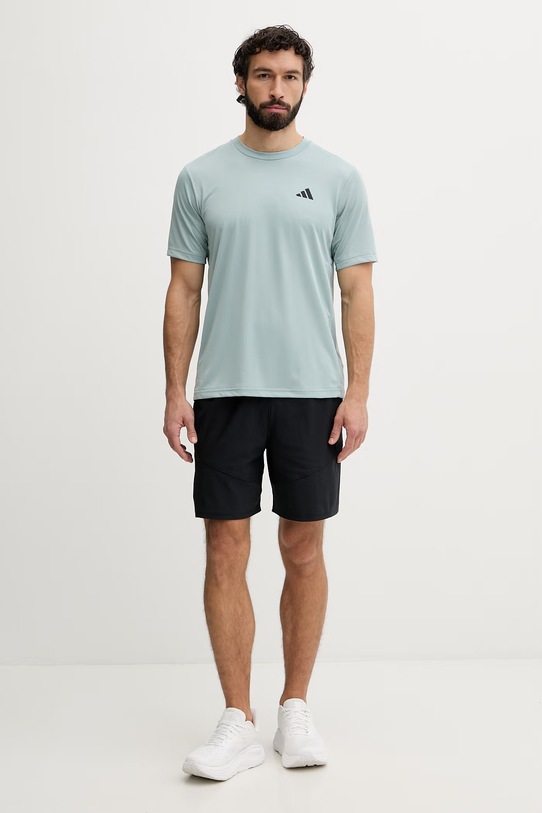 adidas Performance t-shirt treningowy męski KD5462 turkusowy SS26