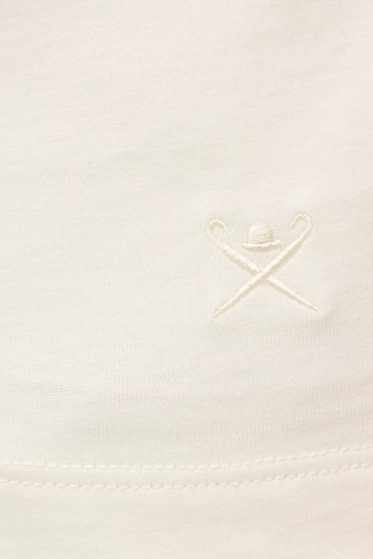 Hackett London t-shirt bawełniany HM5000056 beżowy