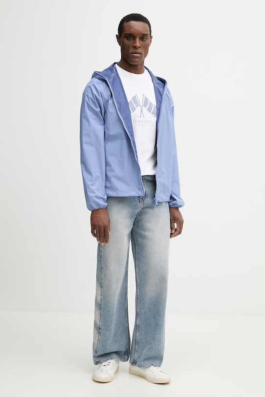 Bavlnené tričko Hackett London HM5000084 biela SS26