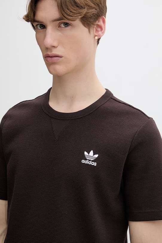 adidas Originals t-shirt brązowy KE1136