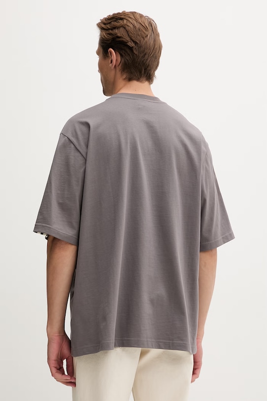 Oblečení adidas Originals oversize tričko pánské bavlněné KE1591 šedá