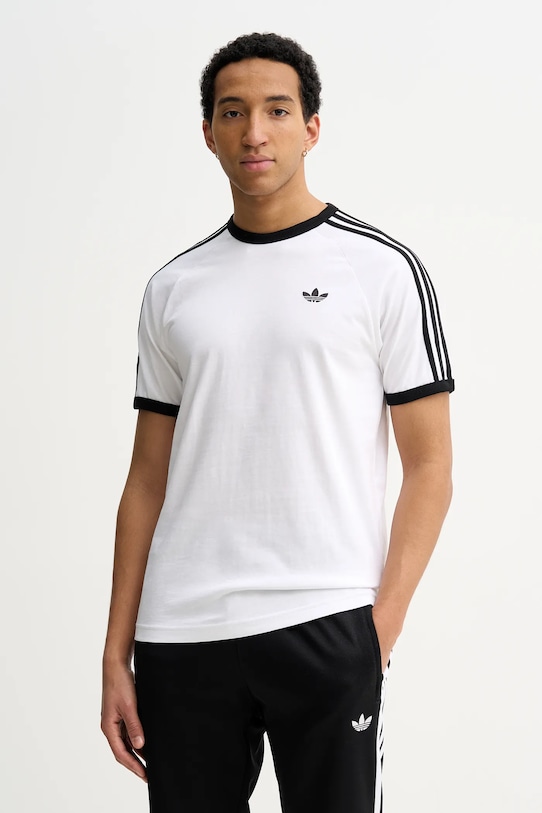 adidas Originals t-shirt bawełniany regular biały KE3537