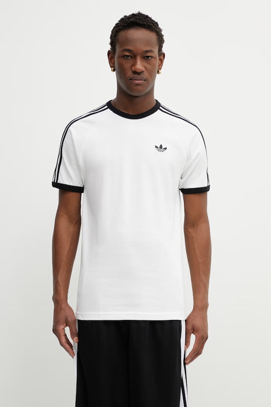 adidas Originals cotton t-shirt regular white KE3537