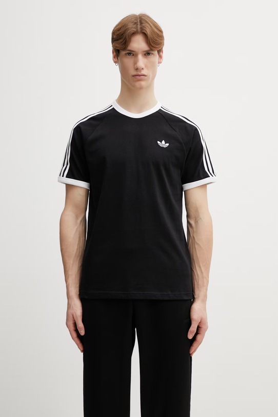 adidas Originals t-shirt bawełniany bawełna czarny KE3538