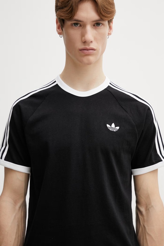 adidas Originals t-shirt bawełniany czarny KE3538