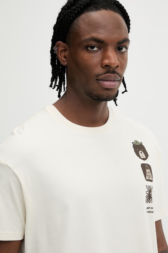 adidas TERREX t-shirt sportowy beżowy KE7078