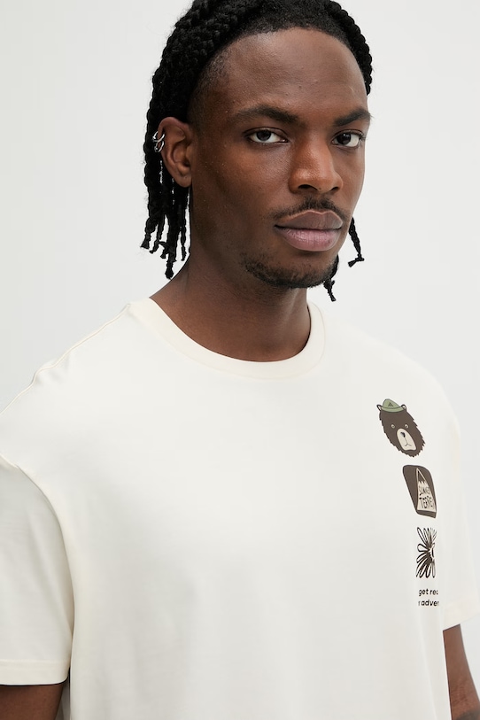 adidas TERREX t-shirt sportowy beżowy KE7078