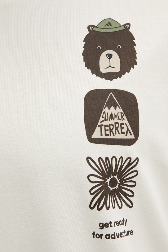 adidas TERREX t-shirt sportowy KE7078 beżowy