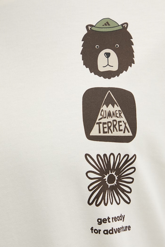 adidas TERREX t-shirt sportowy KE7078 beżowy