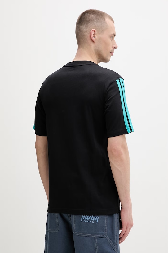Odzież adidas t-shirt męski bawełniany x Mercedes KE8161 czarny