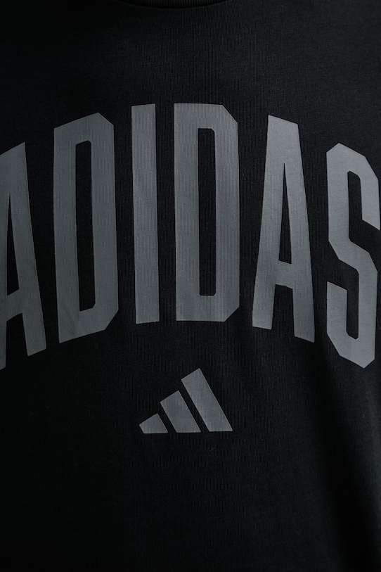 Bavlnené tričko adidas KH4592 čierna