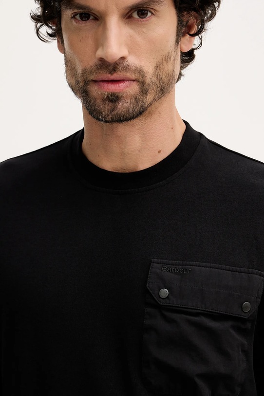 Barbour longsleeve czarny MTS1542