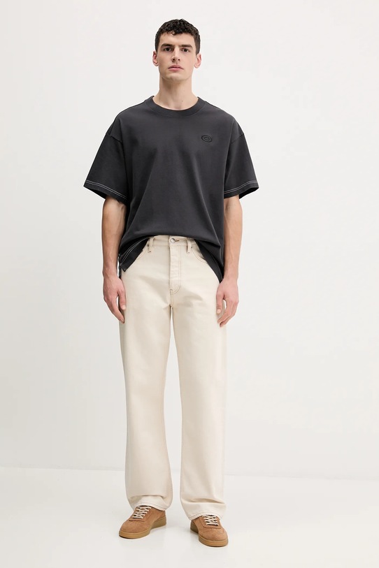 adidas Originals t-shirt bawełniany KS6858 szary SS26