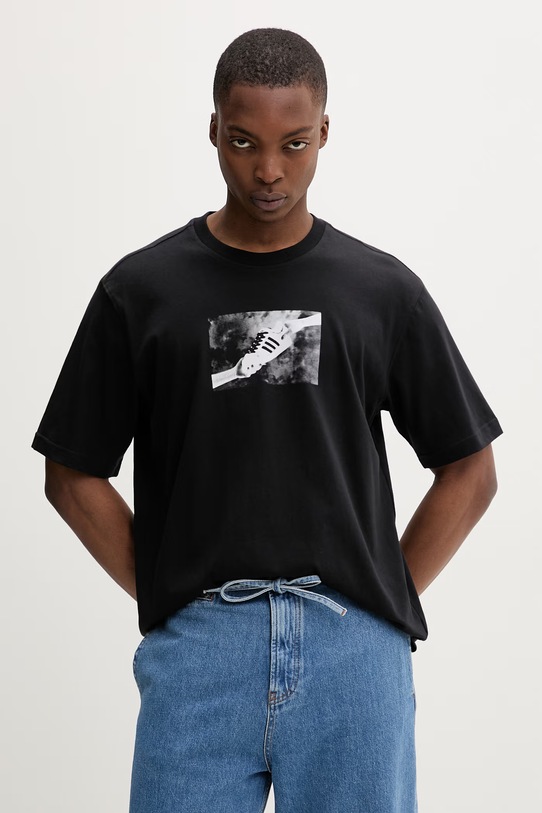 adidas Originals T-shirt męski bawełniany czarny KS7611