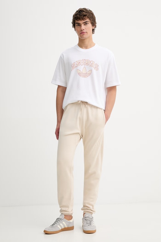 adidas Originals t-shirt bawełniany KS7613 biały SS26