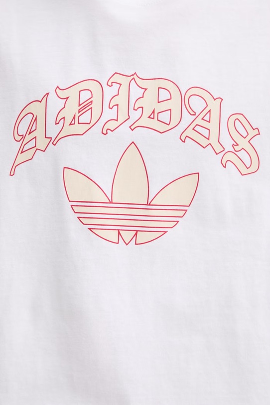 adidas Originals t-shirt bawełniany KS7613 biały