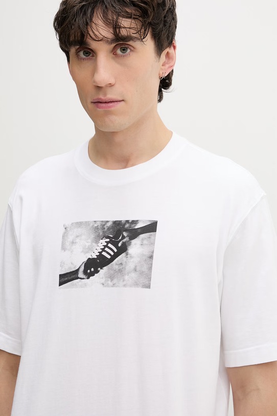 adidas Originals t-shirt męski bawełniany biały KS7615