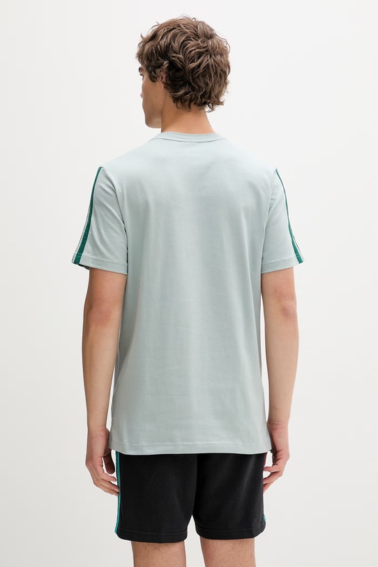 Odzież adidas t-shirt bawełniany KT0556 turkusowy