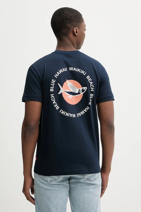 Joop! t-shirt bawełniany bawełna granatowy 30100514