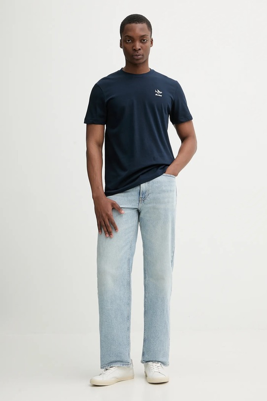 Joop! t-shirt bawełniany 30100514 granatowy SS26