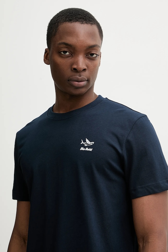 Joop! t-shirt bawełniany granatowy 30100514