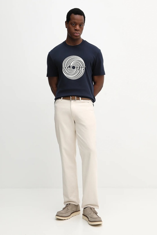 Bavlnené tričko Joop! 30100517 tmavomodrá SS26