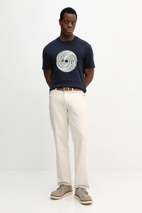 Bavlnené tričko Joop! 30100517 tmavomodrá SS26