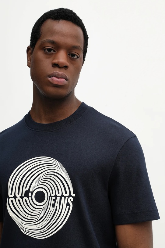 Bavlnené tričko Joop! tmavomodrá 30100517