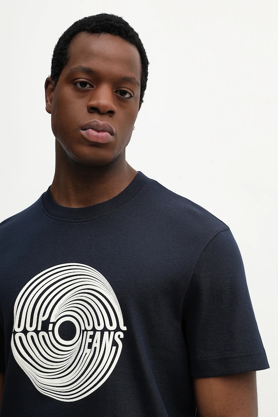 Bavlnené tričko Joop! tmavomodrá 30100517