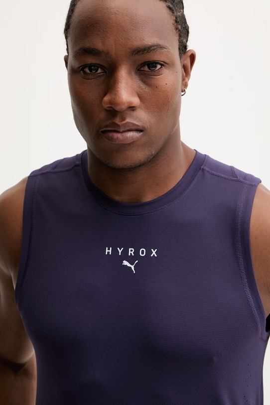 Puma t-shirt treningowy Dryelite HYROX fioletowy 528516