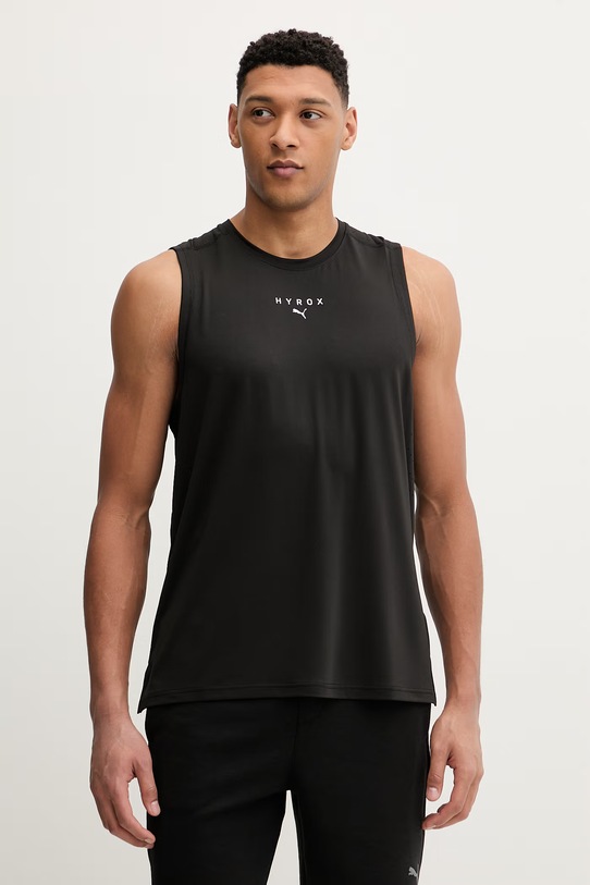 Puma t-shirt treningowy Dryelite HYROX z elastanem czarny 528516