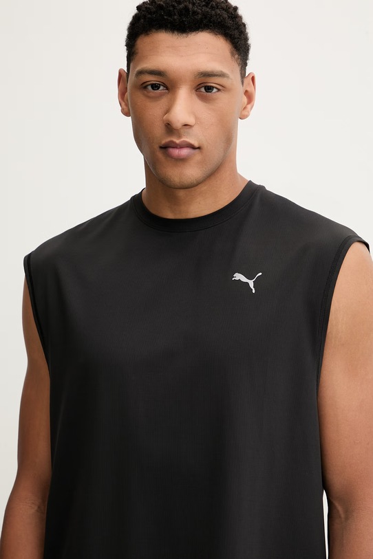 Kratka majica za vadbo Puma un CoolCELL Sleeveless črna 528420