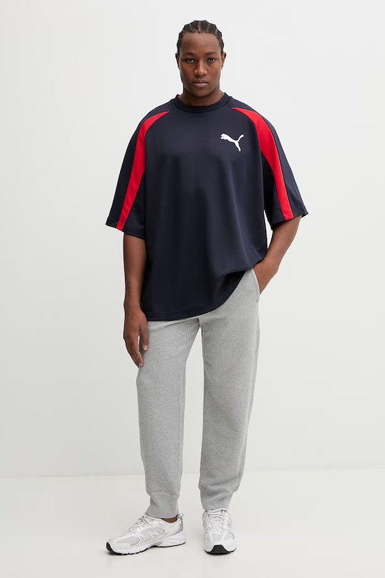 Puma t-shirt Oversized Pique 634403 granatowy SS26