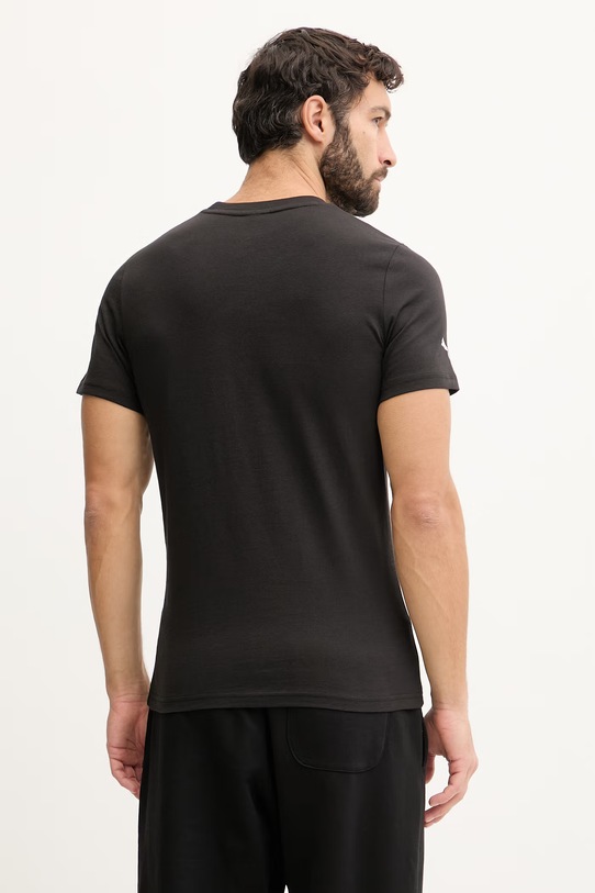Odzież Puma t-shirt bawełniany Ferrari 635310 czarny