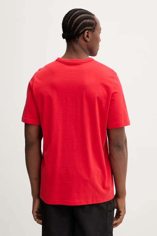 Ρούχα Βαμβακερό μπλουζάκι Puma Essential elevated 692054 κόκκινο