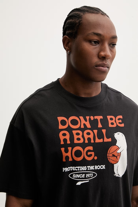 Bavlnené tričko Puma Junior Varsity Tee čierna 692306