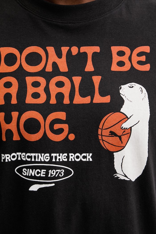 Bavlnené tričko Puma Junior Varsity Tee 692306 čierna