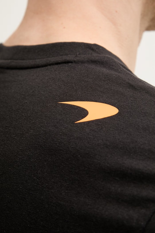 Puma t-shirt bawełniany McLaren 637452 czarny