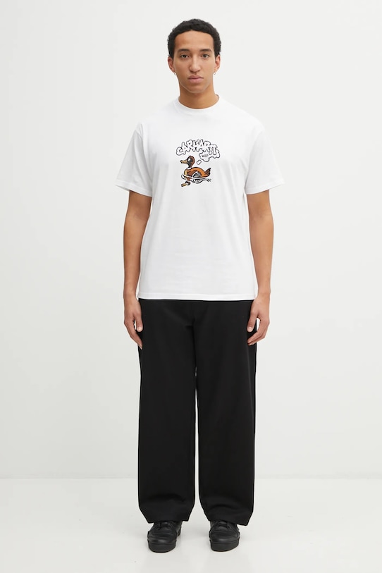 Carhartt WIP t-shirt SS Duck Duck T-Shirt I036735.02XX biały