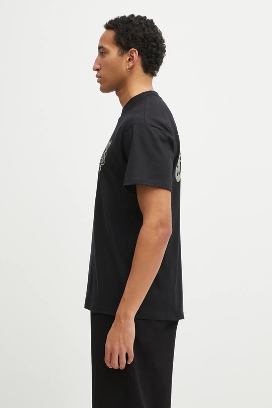 Carhartt WIP t-shirt bawełniany SS Commuting Tales T-Shirt I036010.89XX czarny SS26