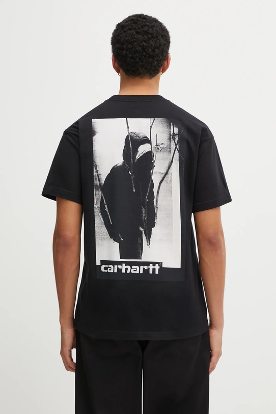 Carhartt WIP t-shirt bawełniany SS Archive Script T-Shirt nadruk czarny I036001.89XX